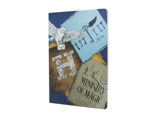 Moments of Magic Notebook A4 Lined Cahier, 80pg, 100gsm by Paperblanks (Harry Potter Collection)