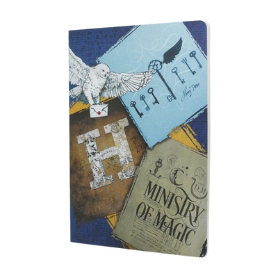 Moments of Magic Notebook A4 Unlined Cahier, 80pg, 100gsm by Paperblanks (Harry Potter Collection)