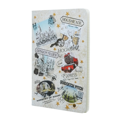 The Wizarding World Notebook A5 Lined Cahier, 80pg, 100gsm by Paperblanks (Harry Potter Collection)
