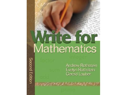Write for Mathematics