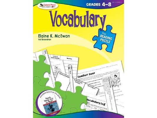 The Reading Puzzle: Vocabulary, Grades 4-8