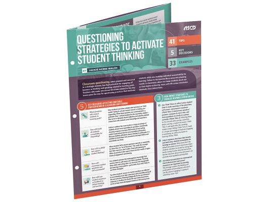 Questioning Strategies to Activate Student Thinking: Quick Reference Guide