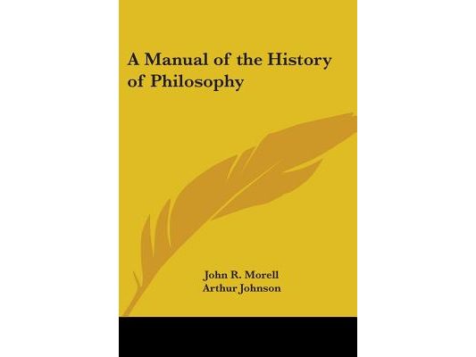 A Manual of the History of Philosophy