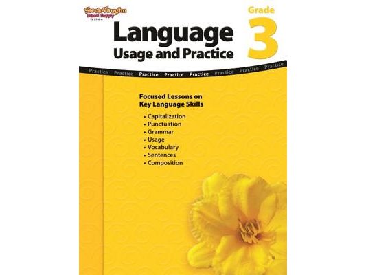 Language: Usage and Practice Reproducible Grade 3