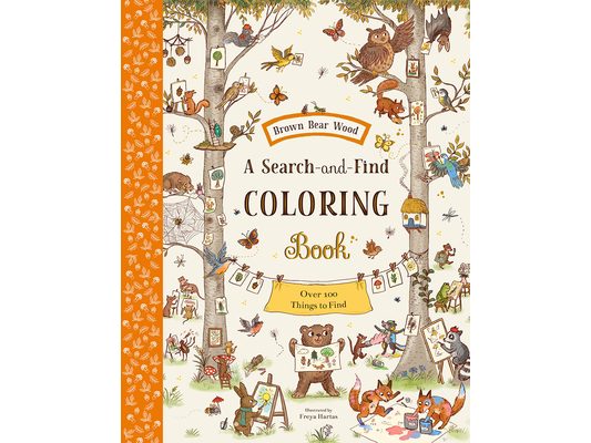 Brown Bear Wood: A Search-And-Find Coloring Book: Over 100 Things to Find