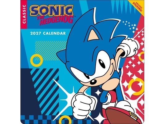 Sonic the Hedgehog Classic 2027 Wall Calendar with Bonus Stickers