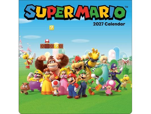 Super Mario 2027 Wall Calendar