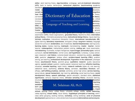 Dictionary of Education: Language of Teaching and Learning