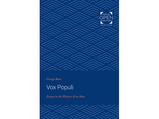 Vox Populi: Essays in the History of an Idea