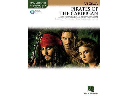 Pirates of the Caribbean - Instrumental Play-Along for Viola Book/Online Audio [With CD]