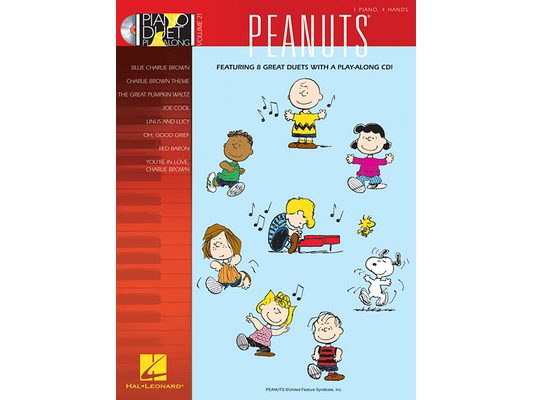 Peanuts: 1 Piano, 4 Hands [With CD (Audio)]