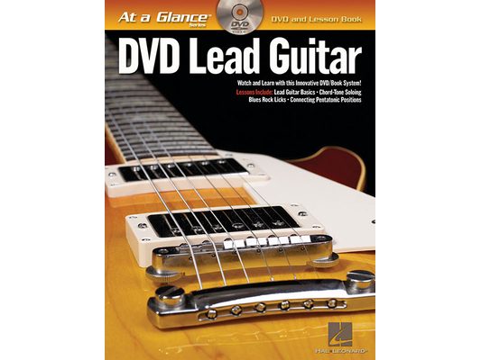 Lead Guitar: DVD/Book Pack - Chad Johnson Electric Guitar Lessons with Tab Beginner to Intermediate Soloing, Blues Rock Licks, Pentatonic Patterns & C