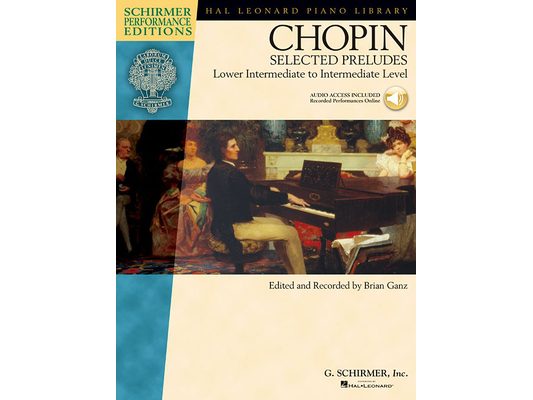 Chopin - Selected Preludes: Lower Intermediate to Intermediate Level [With CD]