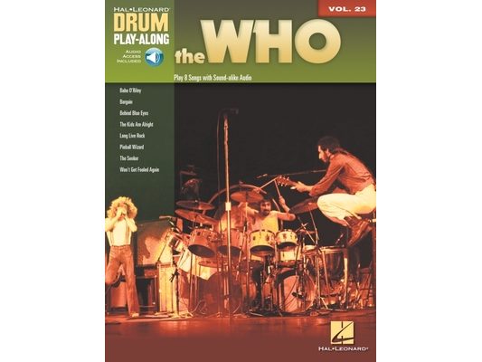 The Who Drum Play-Along Volume 23 Book/Online Audio [With CD (Audio)]