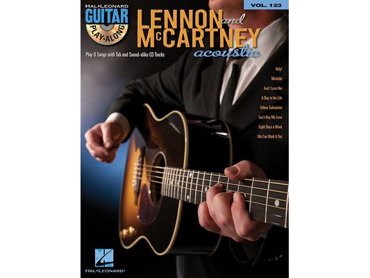 Lennon & McCartney Acoustic: Guitar Play-Along Volume 123 [With CD (Audio)]