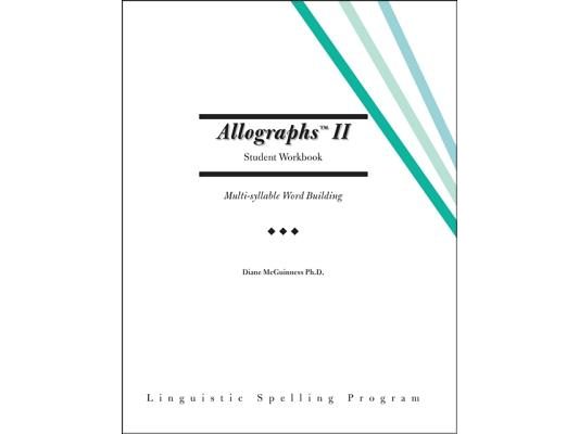 Allographs Ii Student Workbook: Linguistic Spelling Program