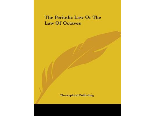 The Periodic Law Or The Law Of Octaves
