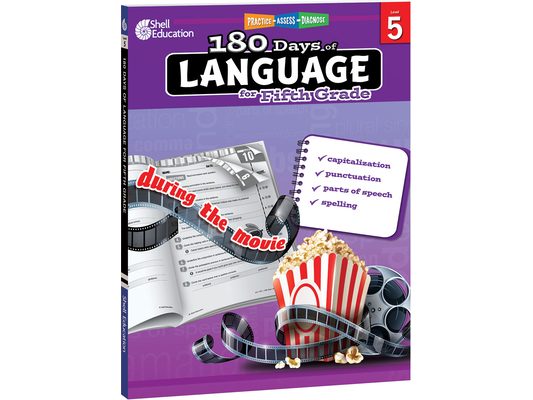 180 Days(tm) Language for Fifth Grade: Practice, Assess, Diagnose