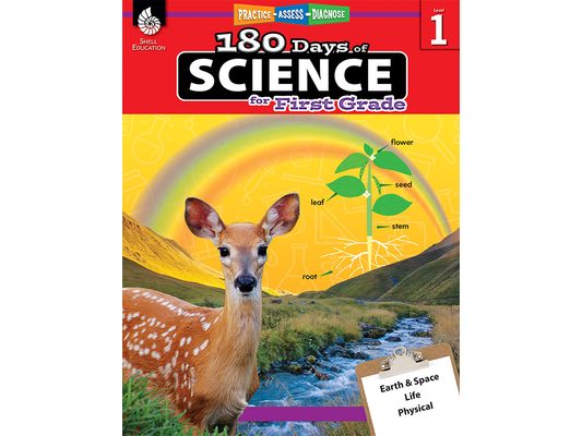 180 Days(tm) Science for First Grade: Practice, Assess, Diagnose