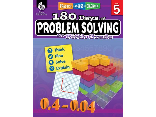 180 Days(tm) Problem Solving for Fifth Grade: Practice, Assess, Diagnose