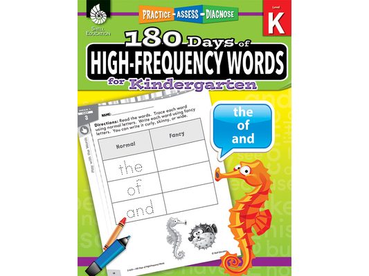 180 Days(tm) High-Frequency Words for Kindergarten: Practice, Assess, Diagnose