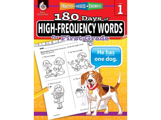 180 Days(tm) High-Frequency Words for First Grade: Practice, Assess, Diagnose