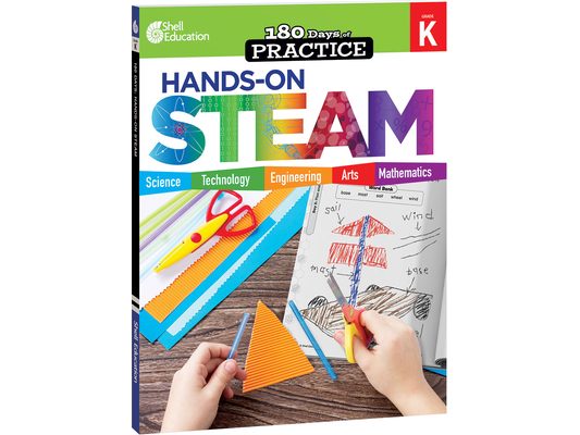 180 Days(tm) Hands-On Steam for Grade K: Practice, Assess, Diagnose