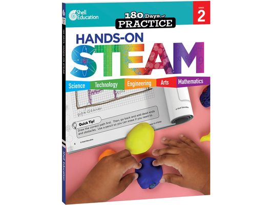 180 Days(tm) Hands-On Steam for Grade 2: Practice, Assess, Diagnose