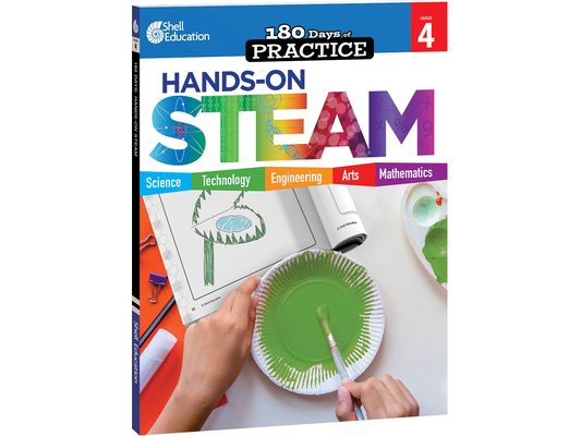 180 Days(tm) Hands-On Steam for Grade 4: Practice, Assess, Diagnose