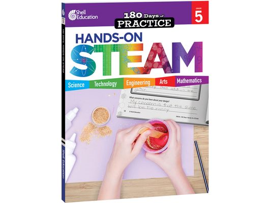 180 Days(tm) Hands-On Steam for Grade 5: Practice, Assess, Diagnose