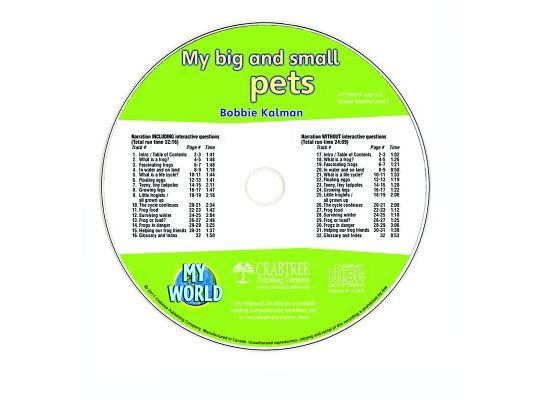 My Big and Small Pets - CD Only