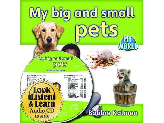 My Big and Small Pets - CD + Hc Book - Package