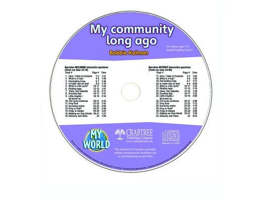 My Community Long Ago - CD Only