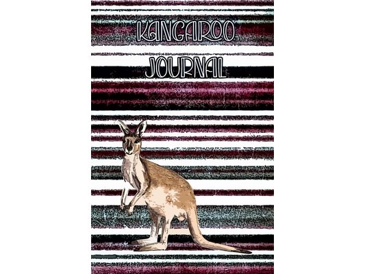 Kangaroo Journal: 6"x9" Notebook With 120 Pages