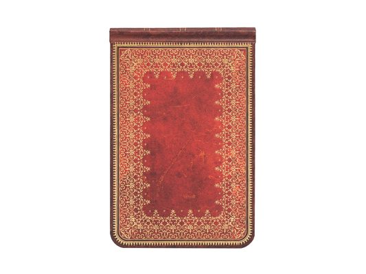 Foiled Mini Reporter Gridded Hardcover Journal, 192pg, 80gsm, Mini Reporters by Paperblanks (Old Leather Collection)