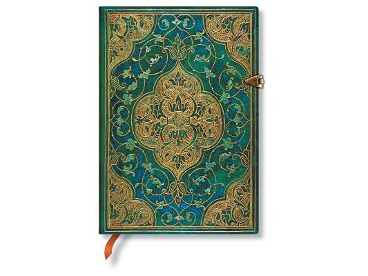Turquoise Chronicles MIDI Lined Hardcover Journal, 240pg, 120gsm, Chroniques by Paperblanks (Turquoise Chronicles)