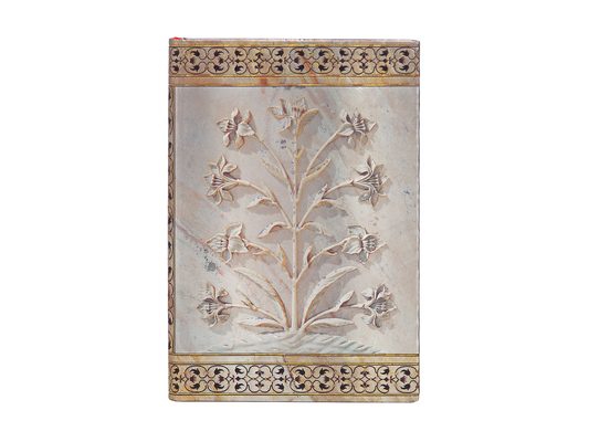 Agra Mini Unlined Hardcover Journal, 176pg, 85gsm by Paperblanks (Taj Mahal Flowers)