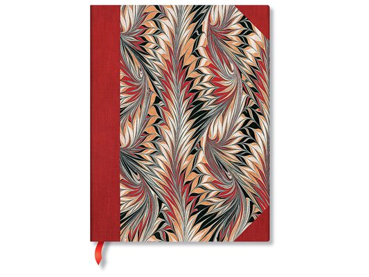 Rubedo Ultra Lined Hardcover Journal, 144pg, 120gsm by Paperblanks (Cockerell Marbled Paper)