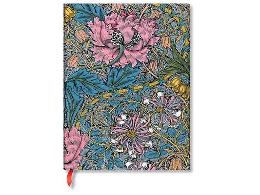 Morris Pink Honeysuckle Ultra Lined Hardcover Journal, 144pg, 120gsm by Paperblanks (William Morris)