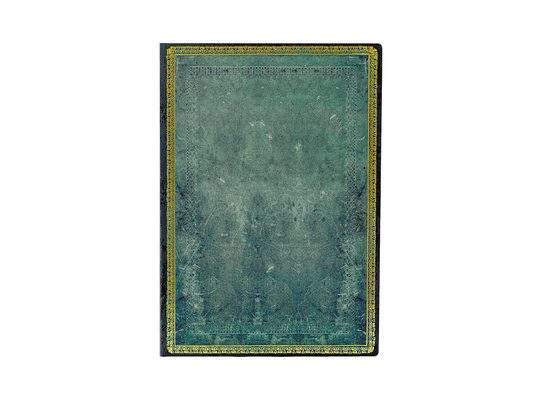Pacific Blue MIDI Unlined Softcover Journal, 176pg, 100gsm by Paperblanks (Old Leather Collection)