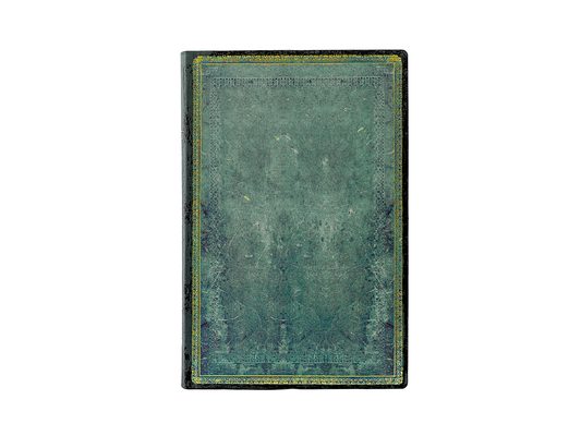 Pacific Blue Mini Lined Softcover Journal, 208pg, 80gsm by Paperblanks (Old Leather Collection)