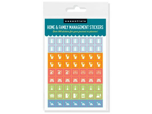 Home & Family Management Planner Stickers (Over 900 Stickers to Keep Track of Your Household)