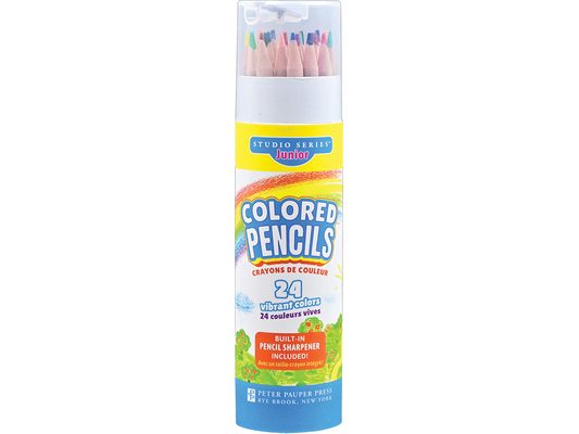 Studio Series Junior Colored Pencil Tube Set (24-Colors)
