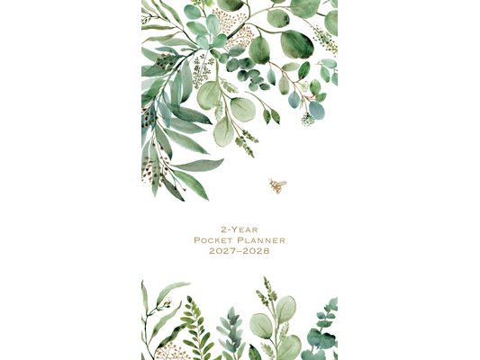 2027-28 Eucalyptus 2-Year Pocket Planner (24-Month Calendar)