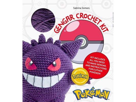 Pokémon Crochet Gengar Kit: Includes Materials to Make Gengar and Instructions for 5 Other Pokémon