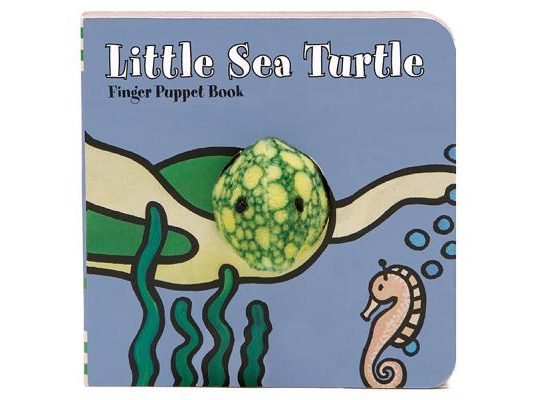 Little Sea Turtle: Finger Puppet Book: (Finger Puppet Book for Toddlers and Babies, Baby Books for First Year, Animal Finger Puppets)