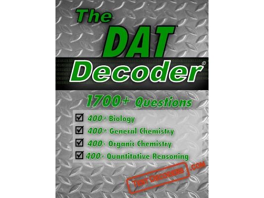 The DAT Decoder: A comprehensive test preparation question bank, containing multiple choice DAT practice questions.