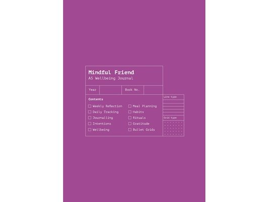 Mindful Friend: A Weekly Wellbeing Journal