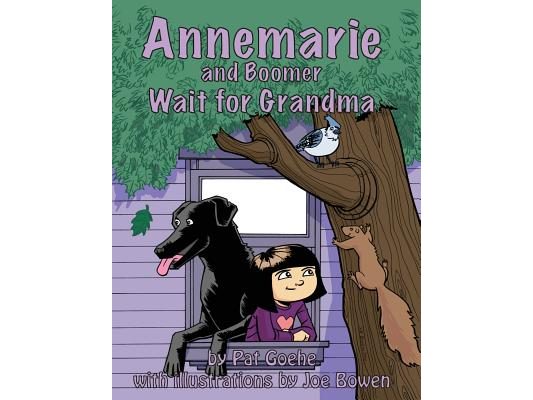 Annemarie and Boomer Wait for Grandma