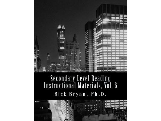 Secondary Level Reading Instructional Materials, Vol. 6